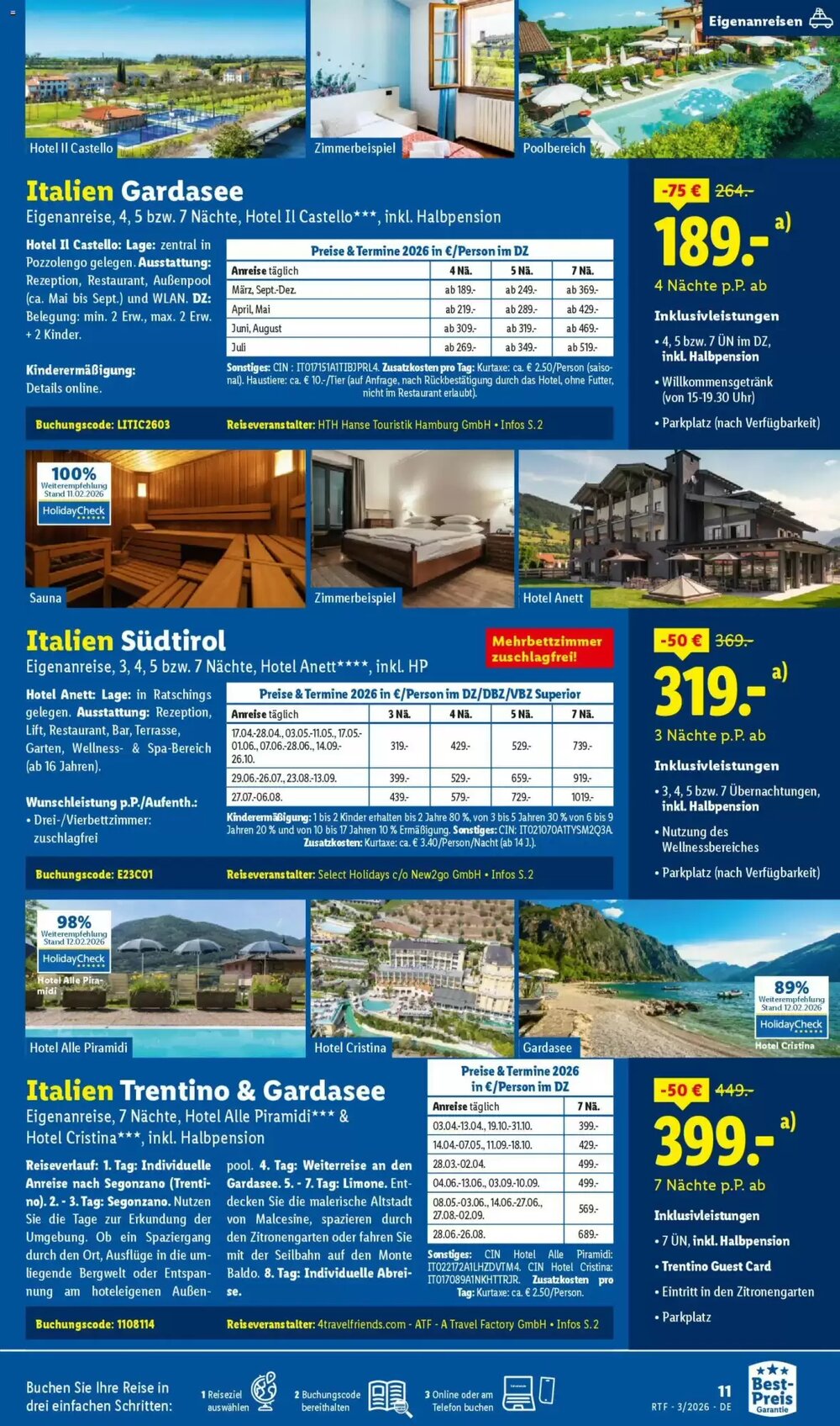 Lidl Reisen Prospekt (ab 14.03.2026) zum Blättern - Seite 11