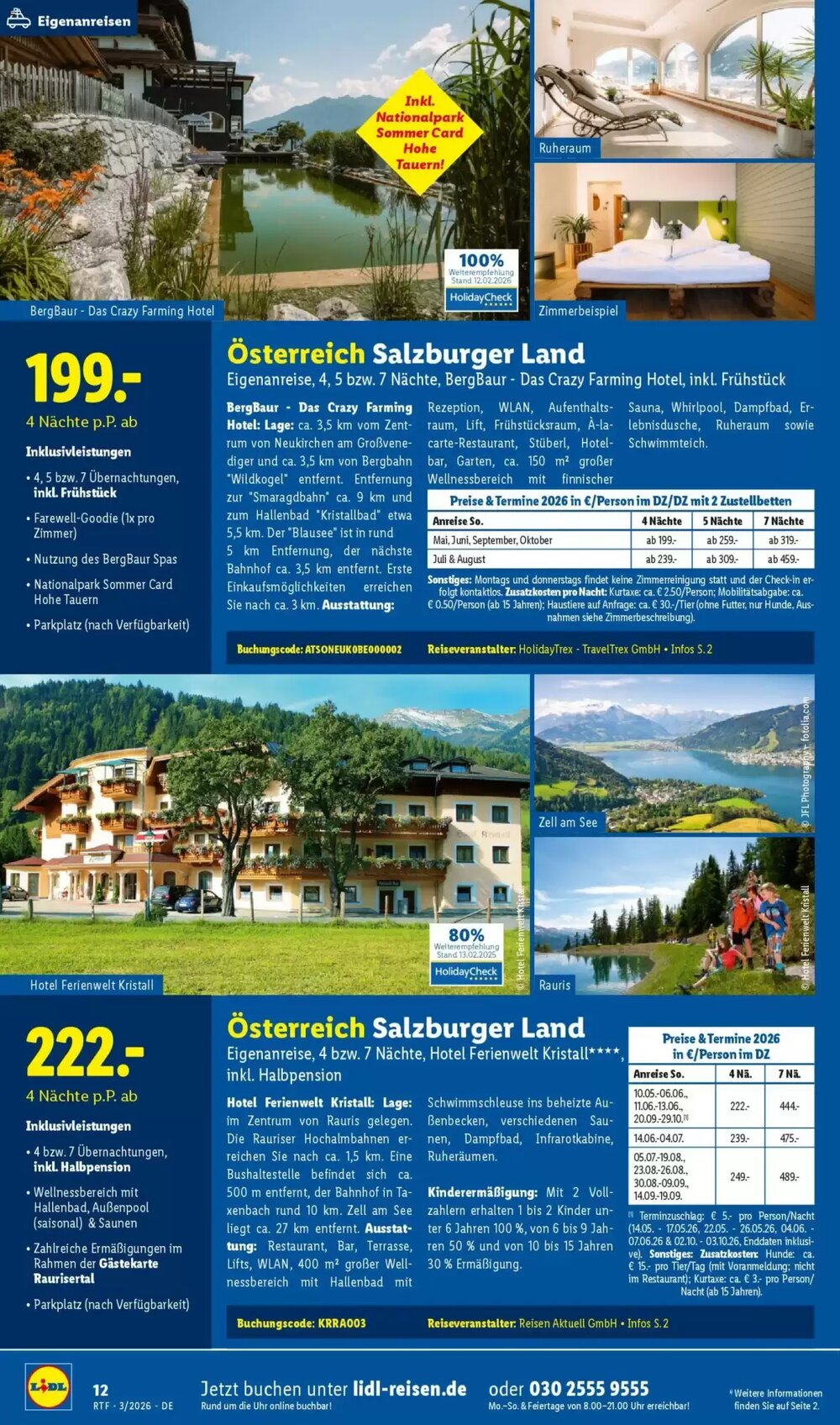 Lidl Reisen Prospekt (ab 14.03.2026) zum Blättern - Seite 12