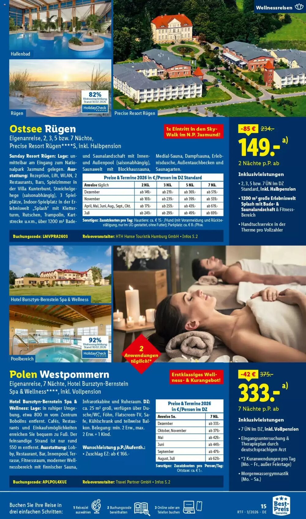 Lidl Reisen Prospekt (ab 14.03.2026) zum Blättern - Seite 15