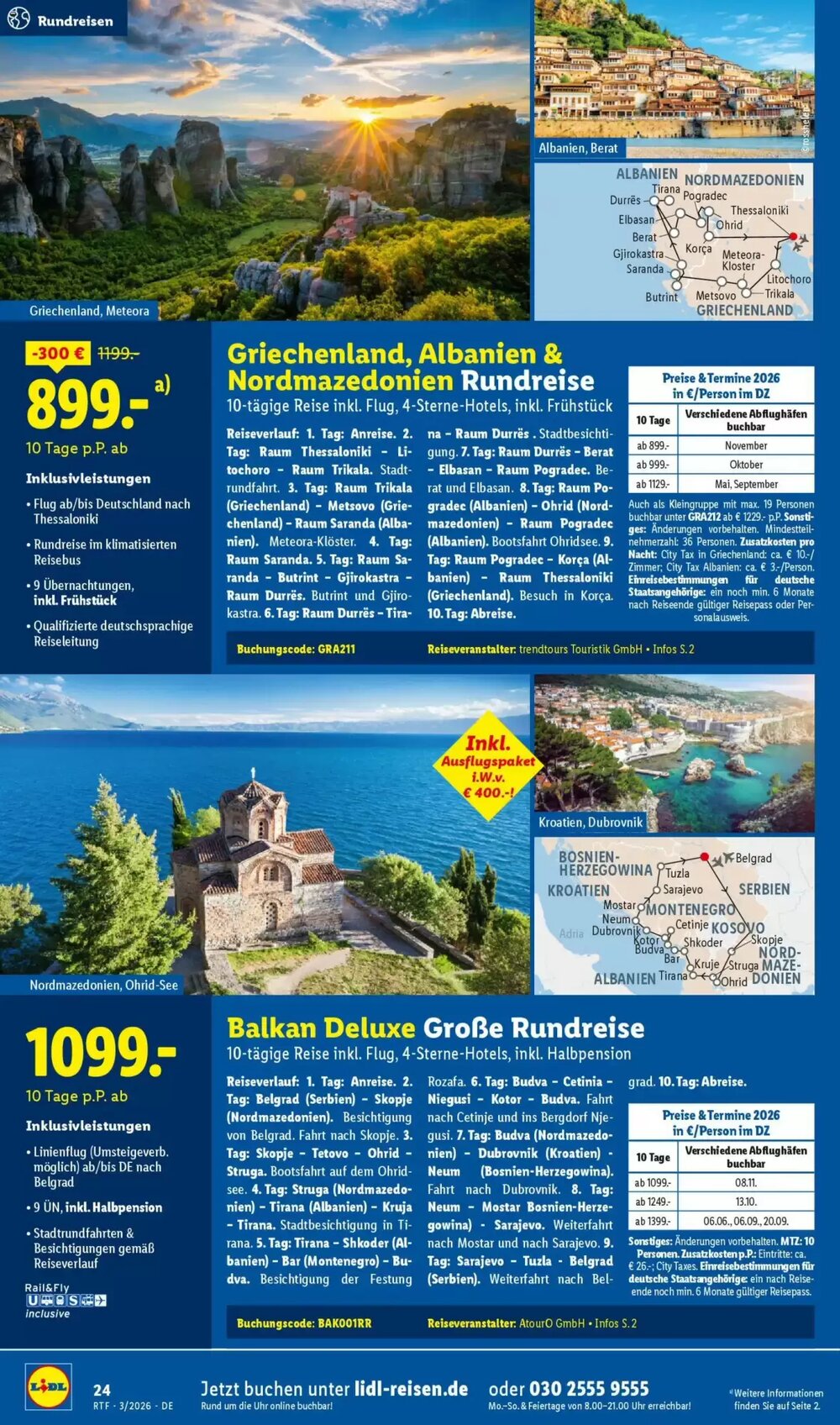 Lidl Reisen Prospekt (ab 14.03.2026) zum Blättern - Seite 24