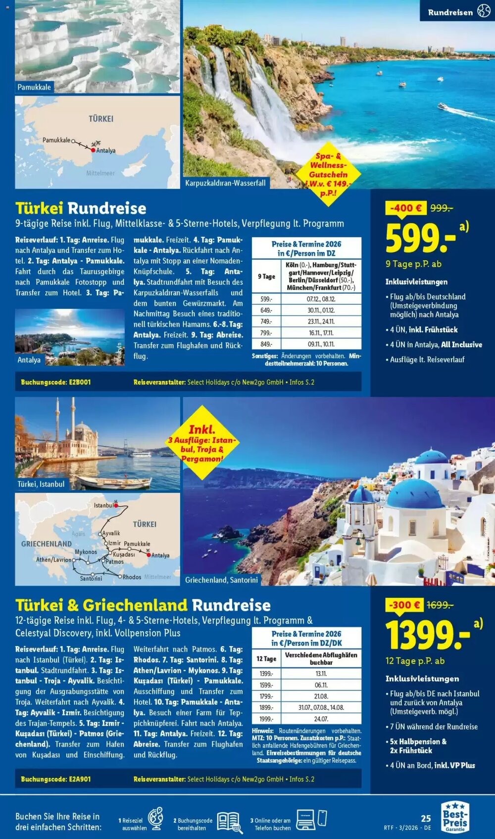 Lidl Reisen Prospekt (ab 14.03.2026) zum Blättern - Seite 25