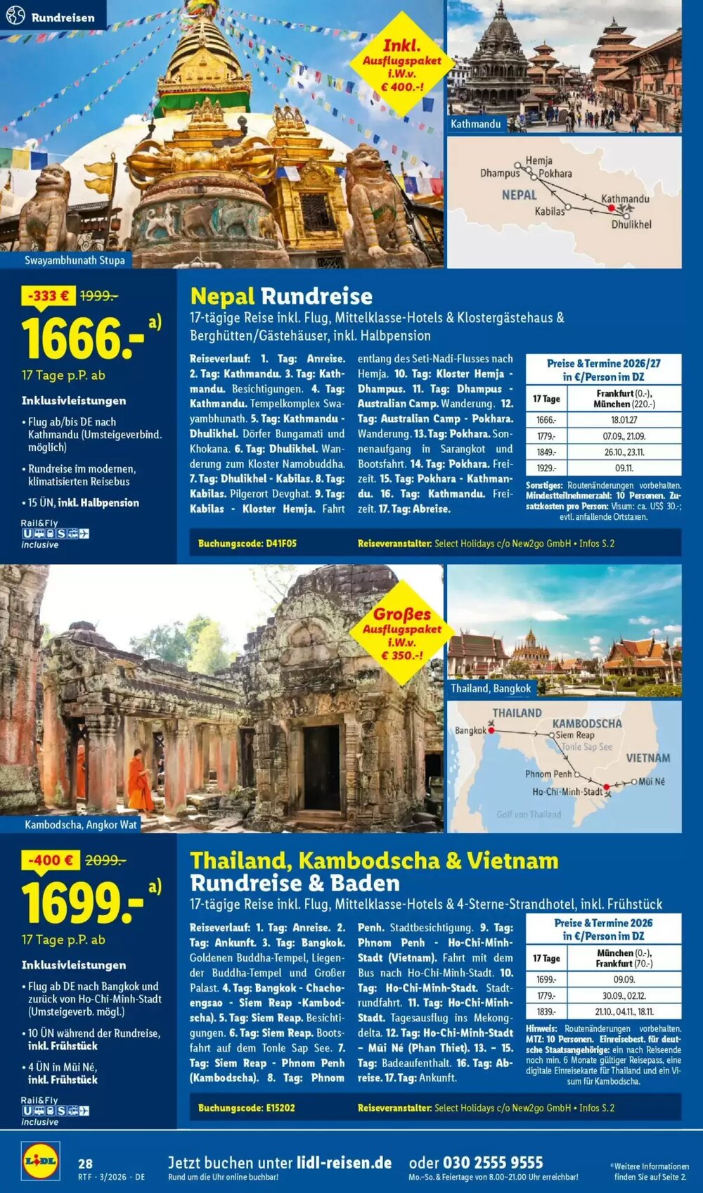 Lidl Reisen Prospekt (ab 14.03.2026) zum Blättern - Seite 28