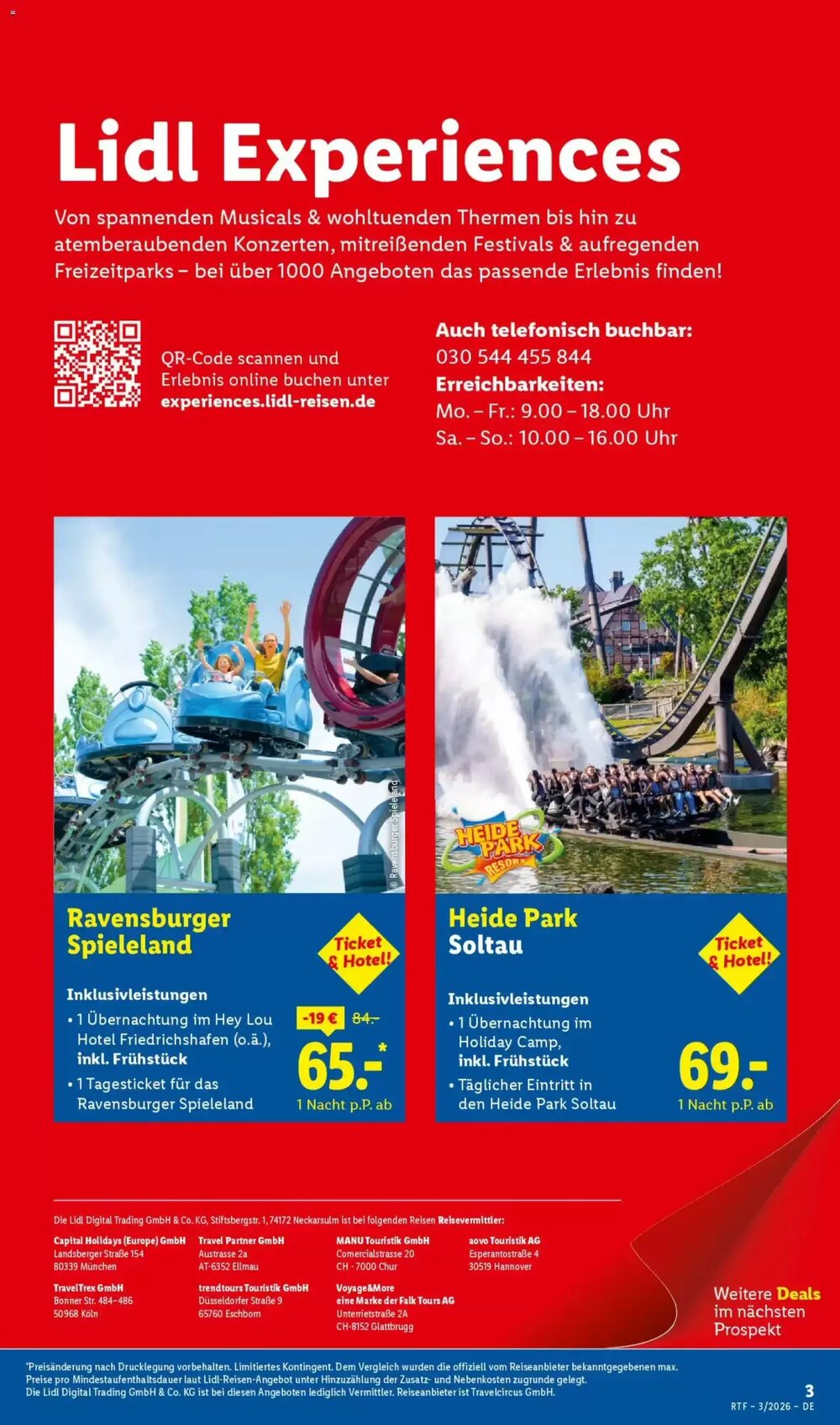 Lidl Reisen Prospekt (ab 14.03.2026) zum Blättern - Seite 3