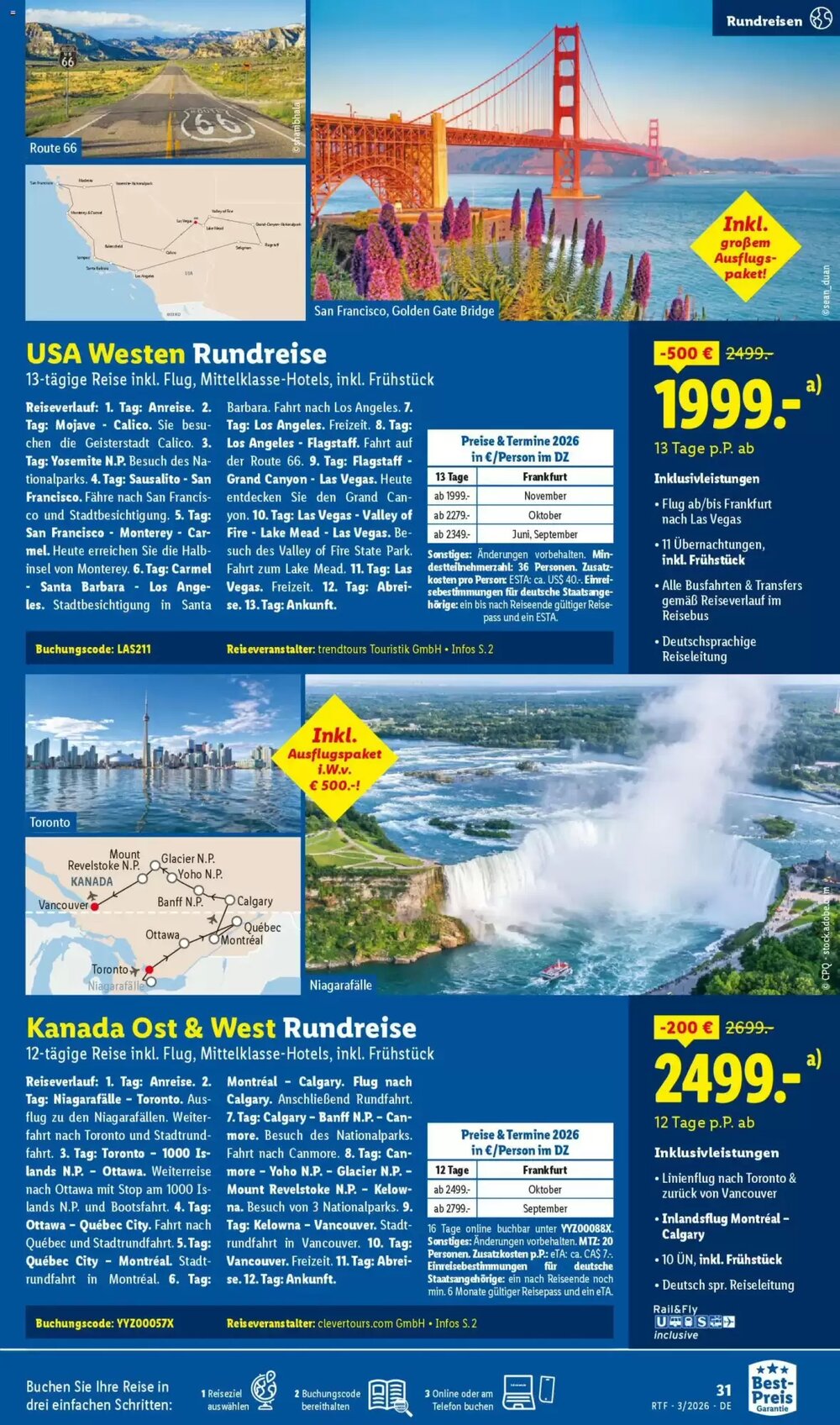Lidl Reisen Prospekt (ab 14.03.2026) zum Blättern - Seite 31