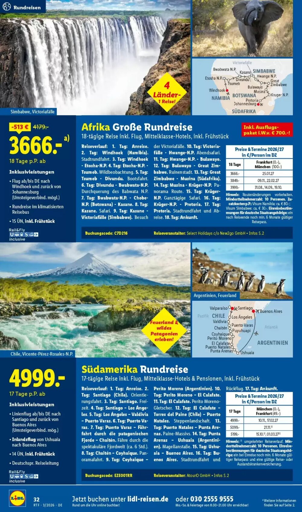 Lidl Reisen Prospekt (ab 14.03.2026) zum Blättern - Seite 32