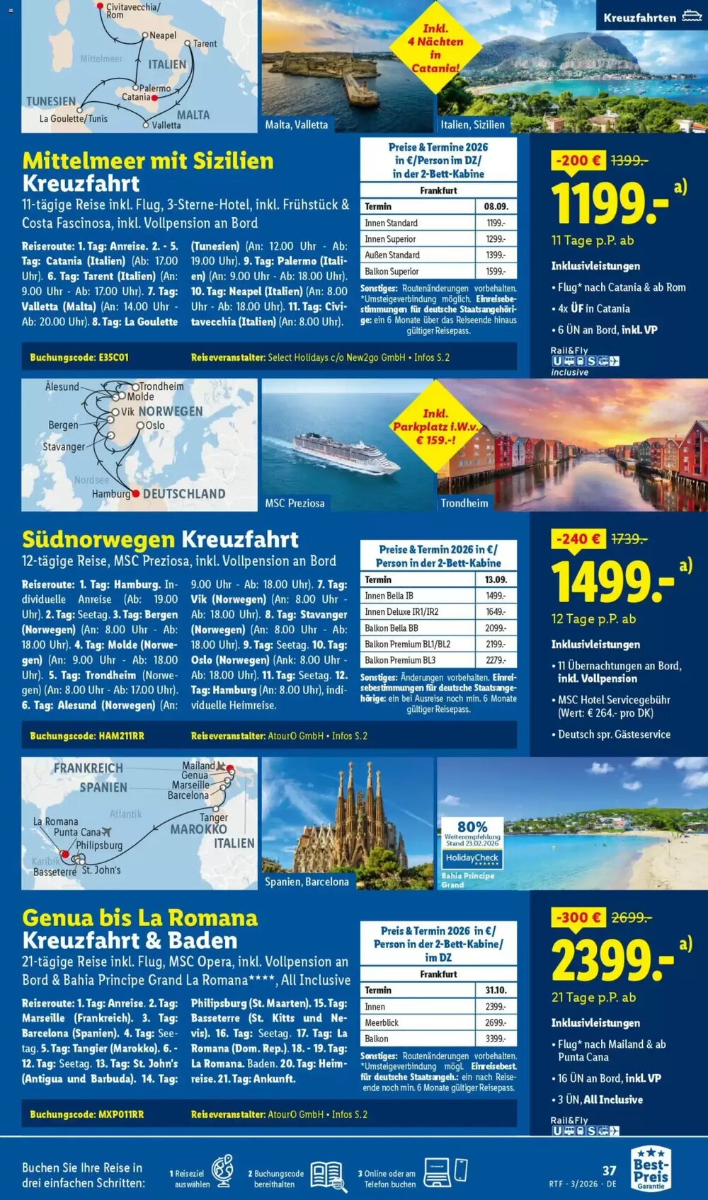 Lidl Reisen Prospekt (ab 14.03.2026) zum Blättern - Seite 37