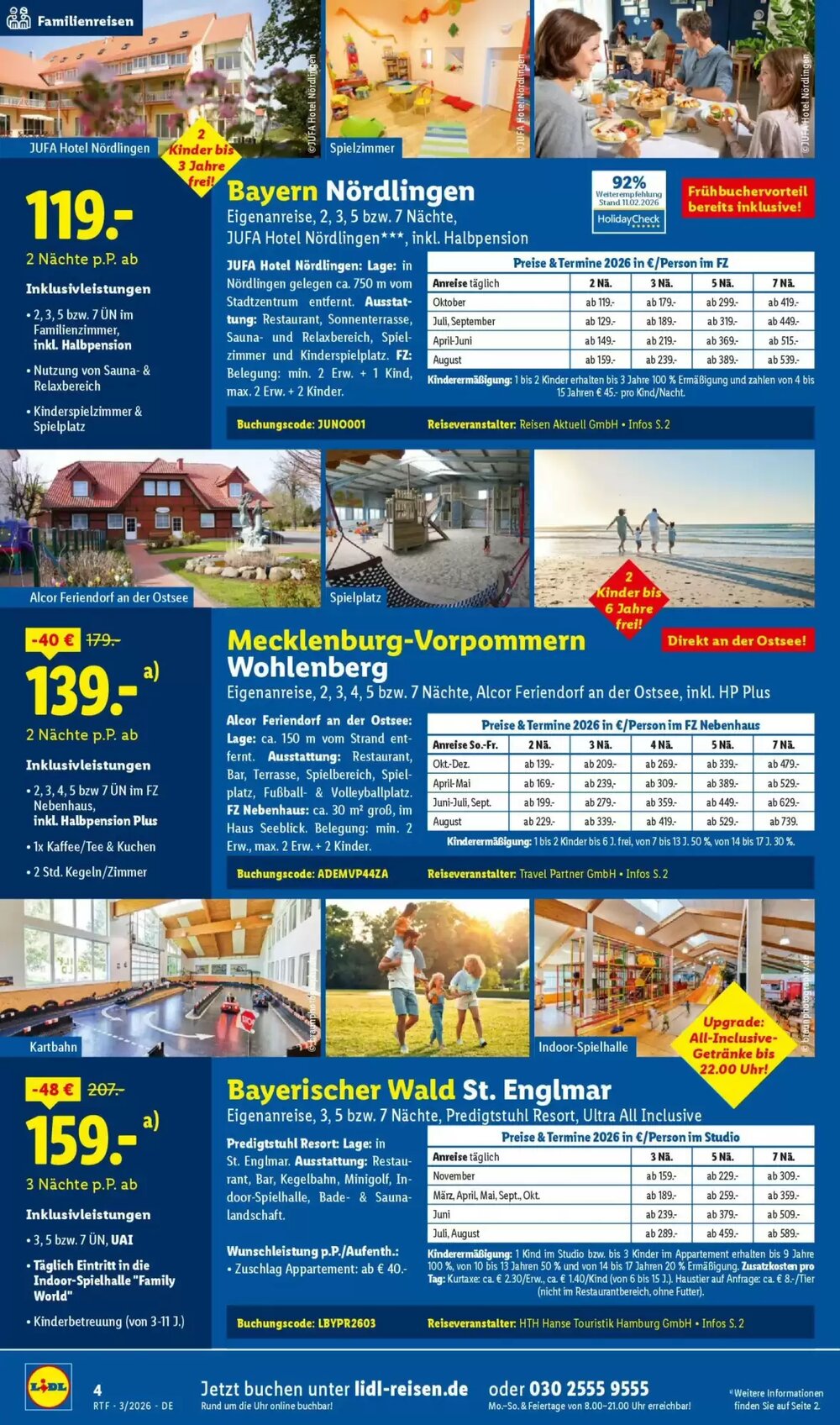 Lidl Reisen Prospekt (ab 14.03.2026) zum Blättern - Seite 4