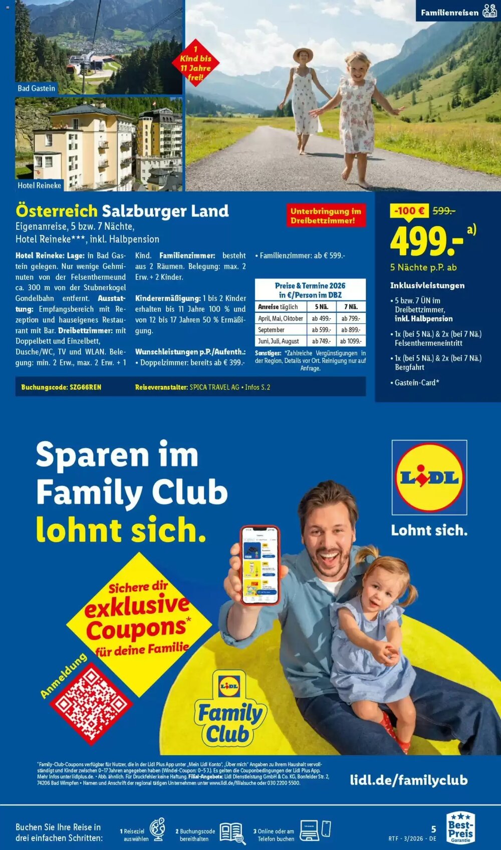 Lidl Reisen Prospekt (ab 14.03.2026) zum Blättern - Seite 5