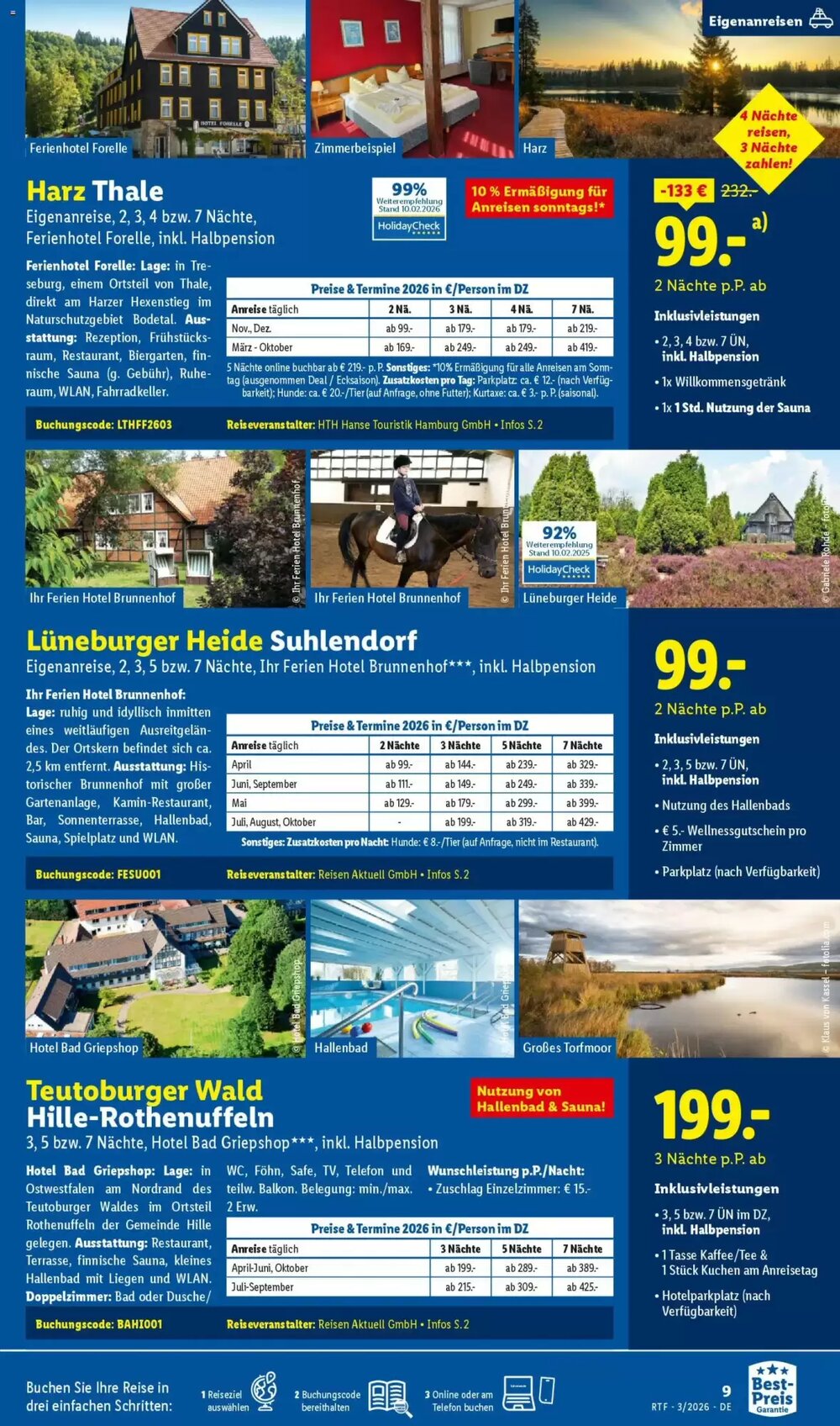 Lidl Reisen Prospekt (ab 14.03.2026) zum Blättern - Seite 9