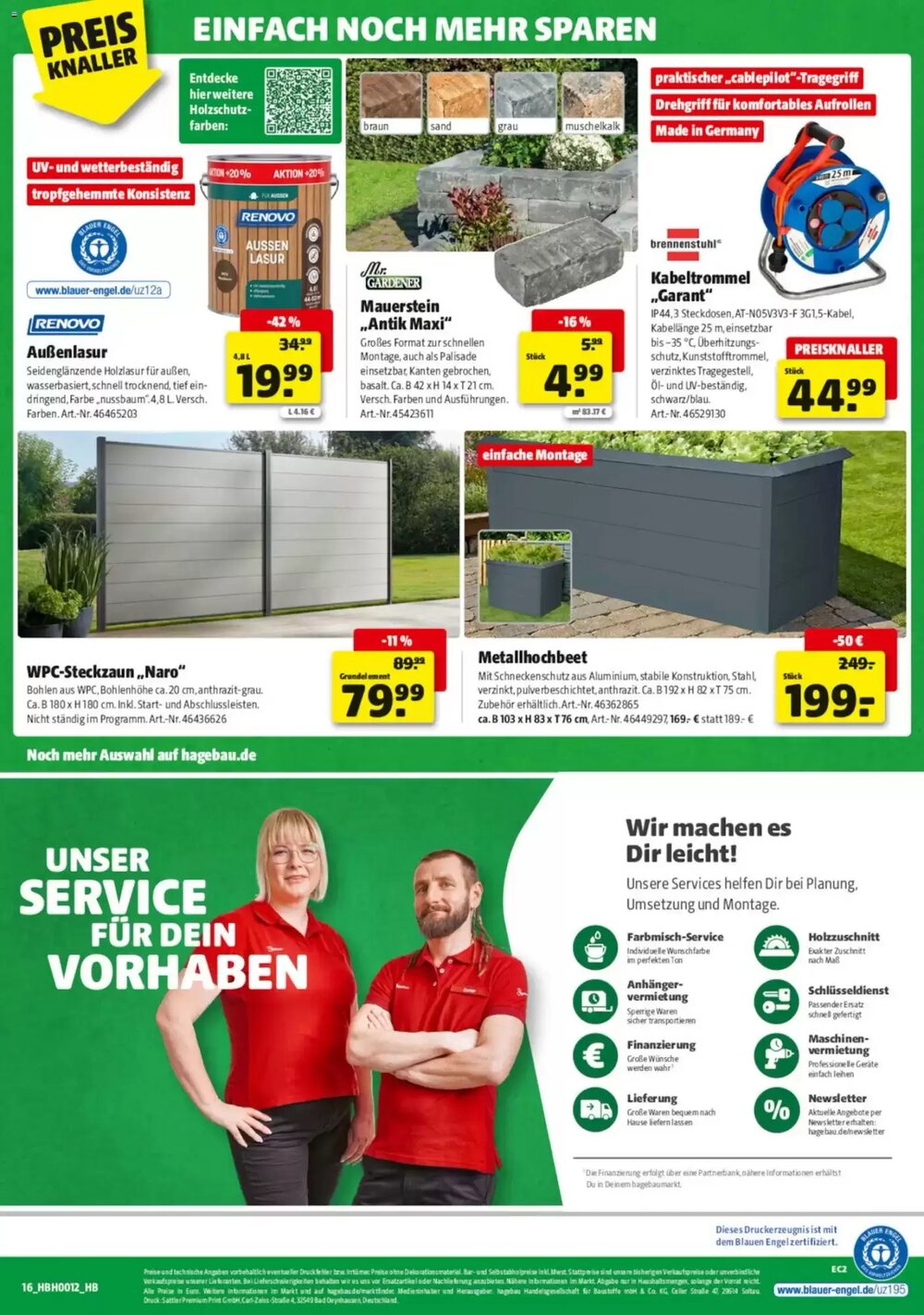Hagebau Prospekt (ab 14.03.2026) zum Blättern - Seite 20