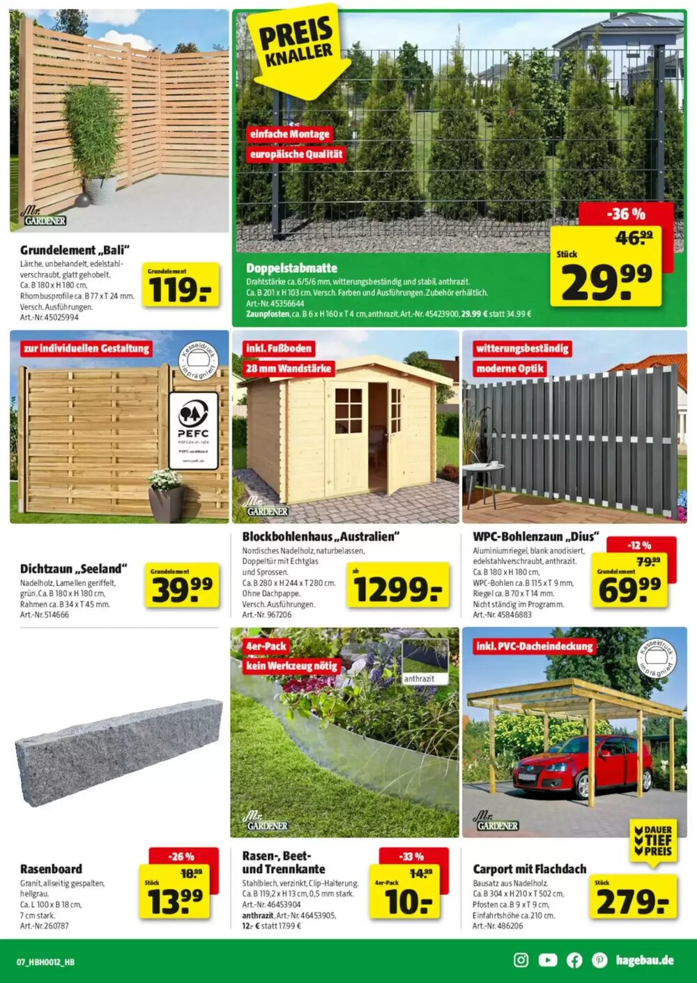 Hagebau Prospekt (ab 14.03.2026) zum Blättern - Seite 7