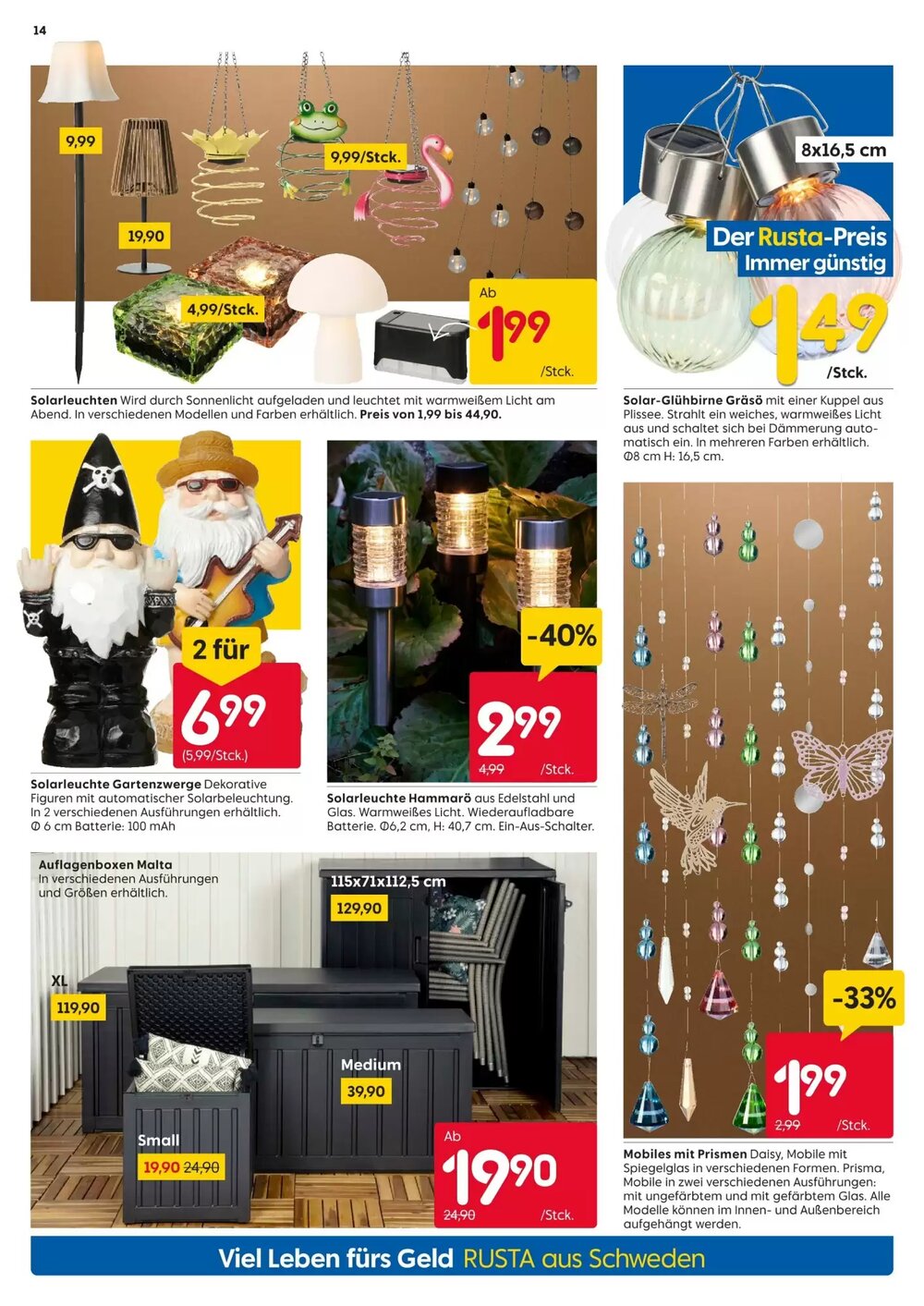 Rusta Prospekt (ab 14.03.2026) zum Blättern - Seite 14