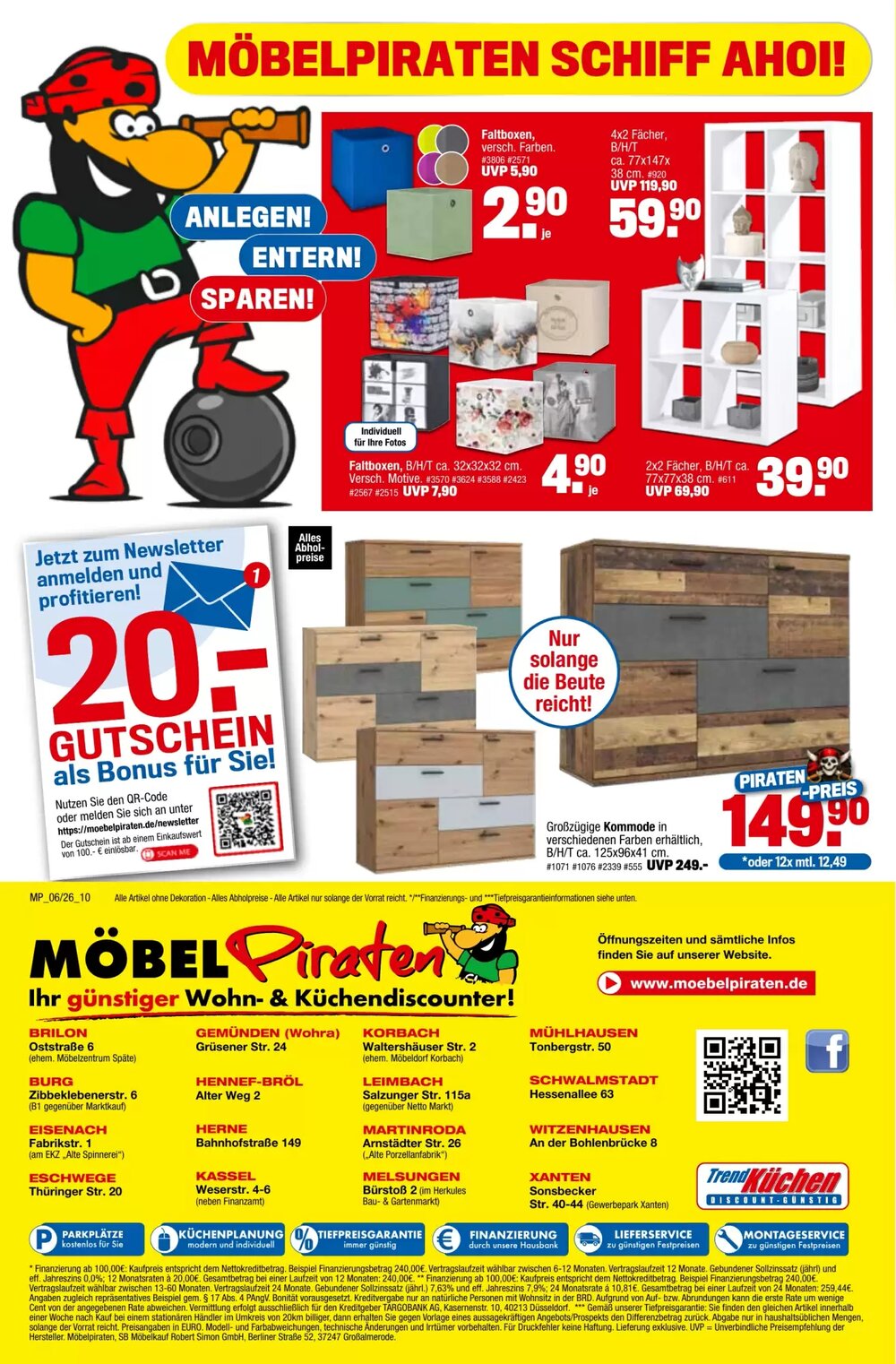 Möbelpiraten Prospekt (ab 14.03.2026) zum Blättern - Seite 10