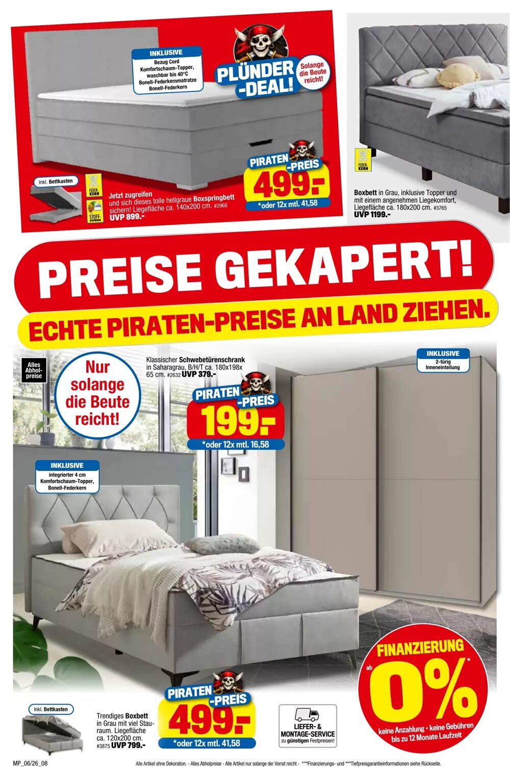 Möbelpiraten Prospekt (ab 14.03.2026) zum Blättern - Seite 8