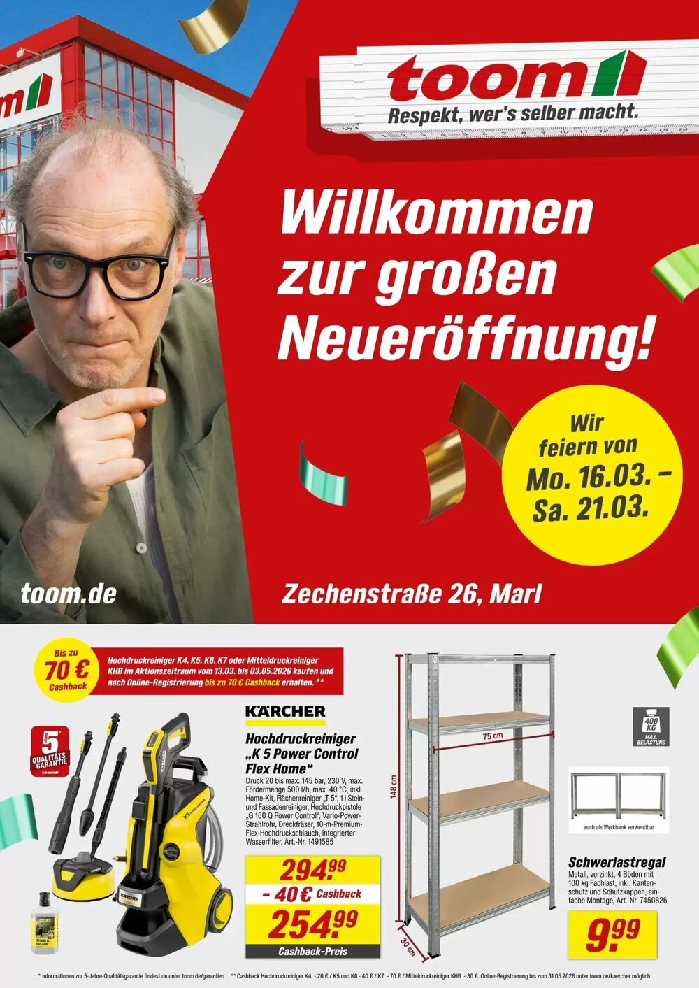 toom Baumarkt Prospekt (ab 14.03.2026) zum Blättern - Seite 1