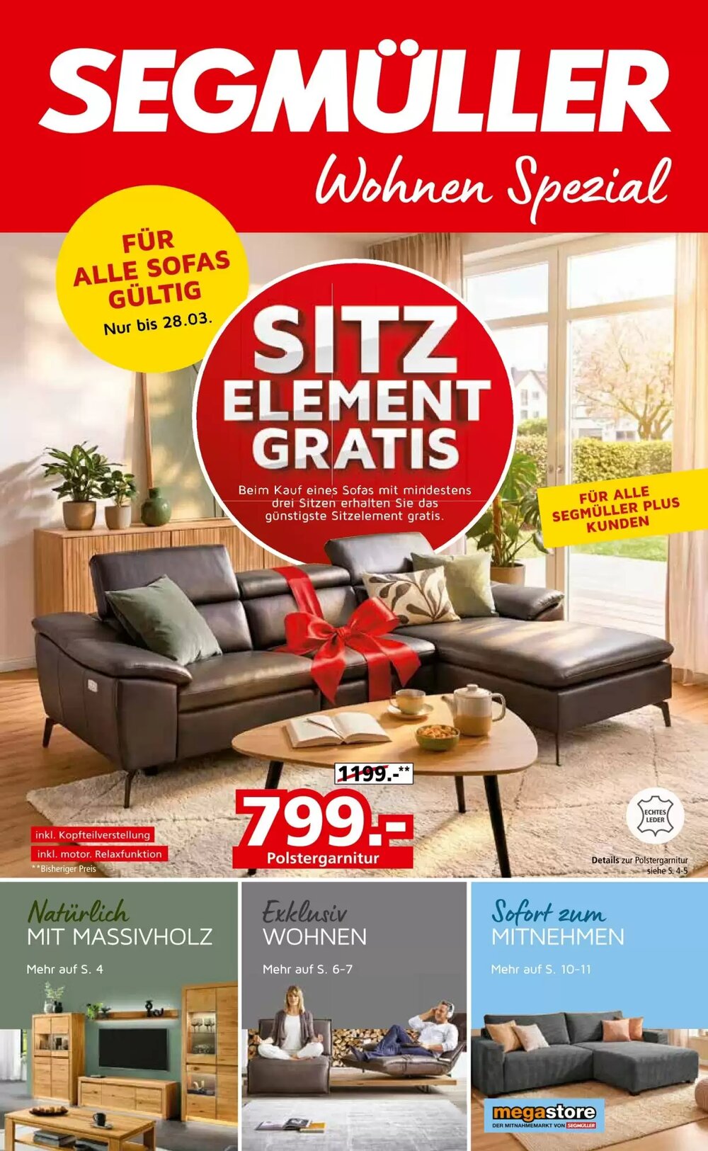 Segmüller Prospekt (ab 14.03.2026) zum Blättern - Seite 1