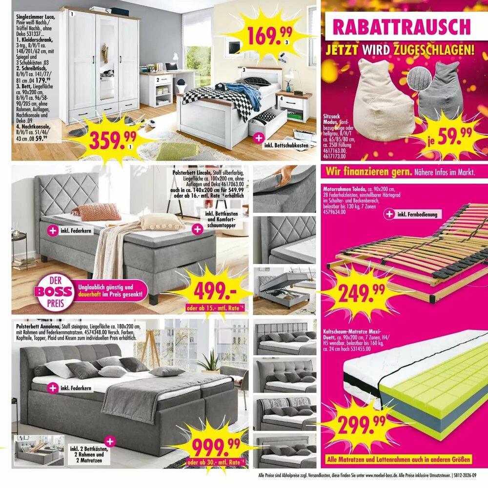 Möbel Boss Prospekt (ab 14.03.2026) zum Blättern - Seite 9