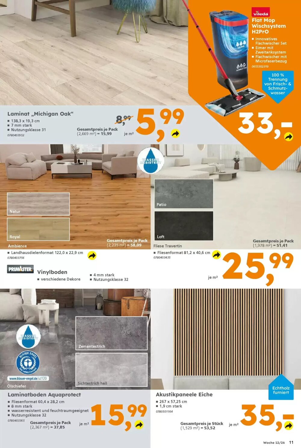 Globus Baumarkt Prospekt (ab 15.03.2026) zum Blättern - Seite 11