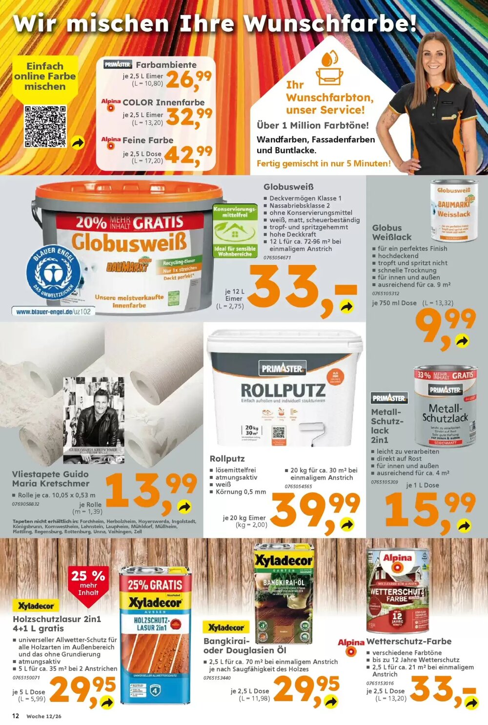 Globus Baumarkt Prospekt (ab 15.03.2026) zum Blättern - Seite 12