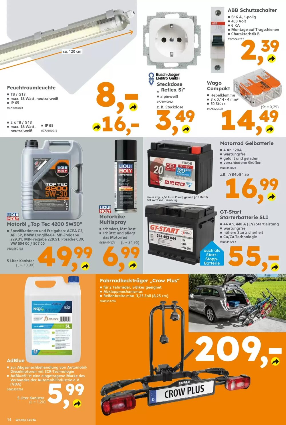 Globus Baumarkt Prospekt (ab 15.03.2026) zum Blättern - Seite 14