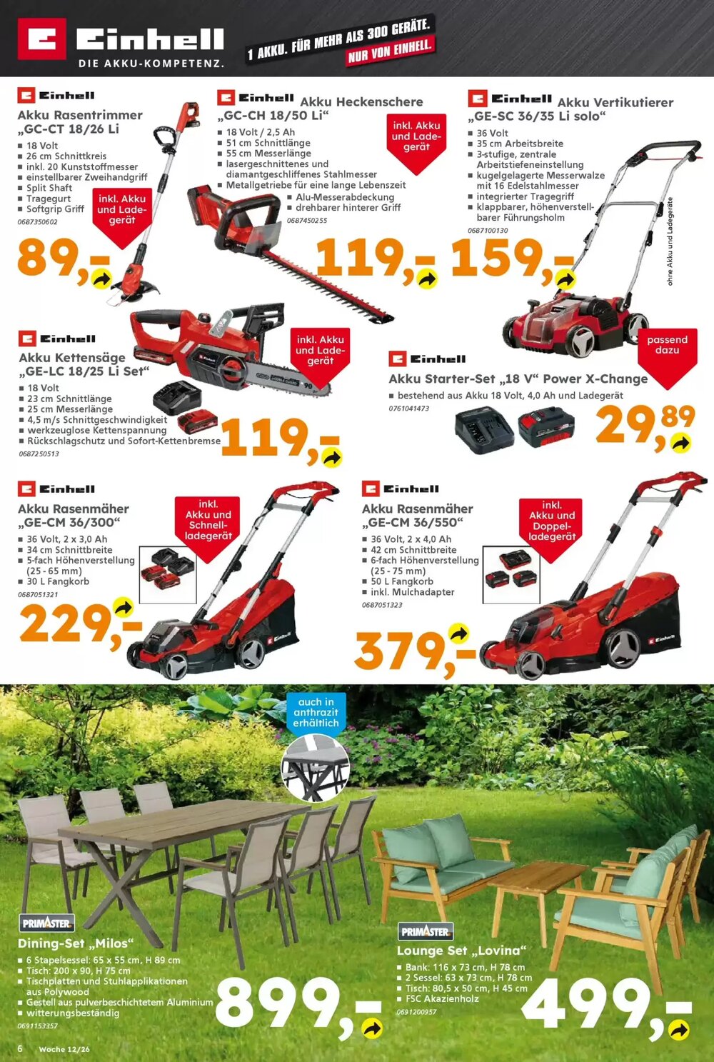 Globus Baumarkt Prospekt (ab 15.03.2026) zum Blättern - Seite 6