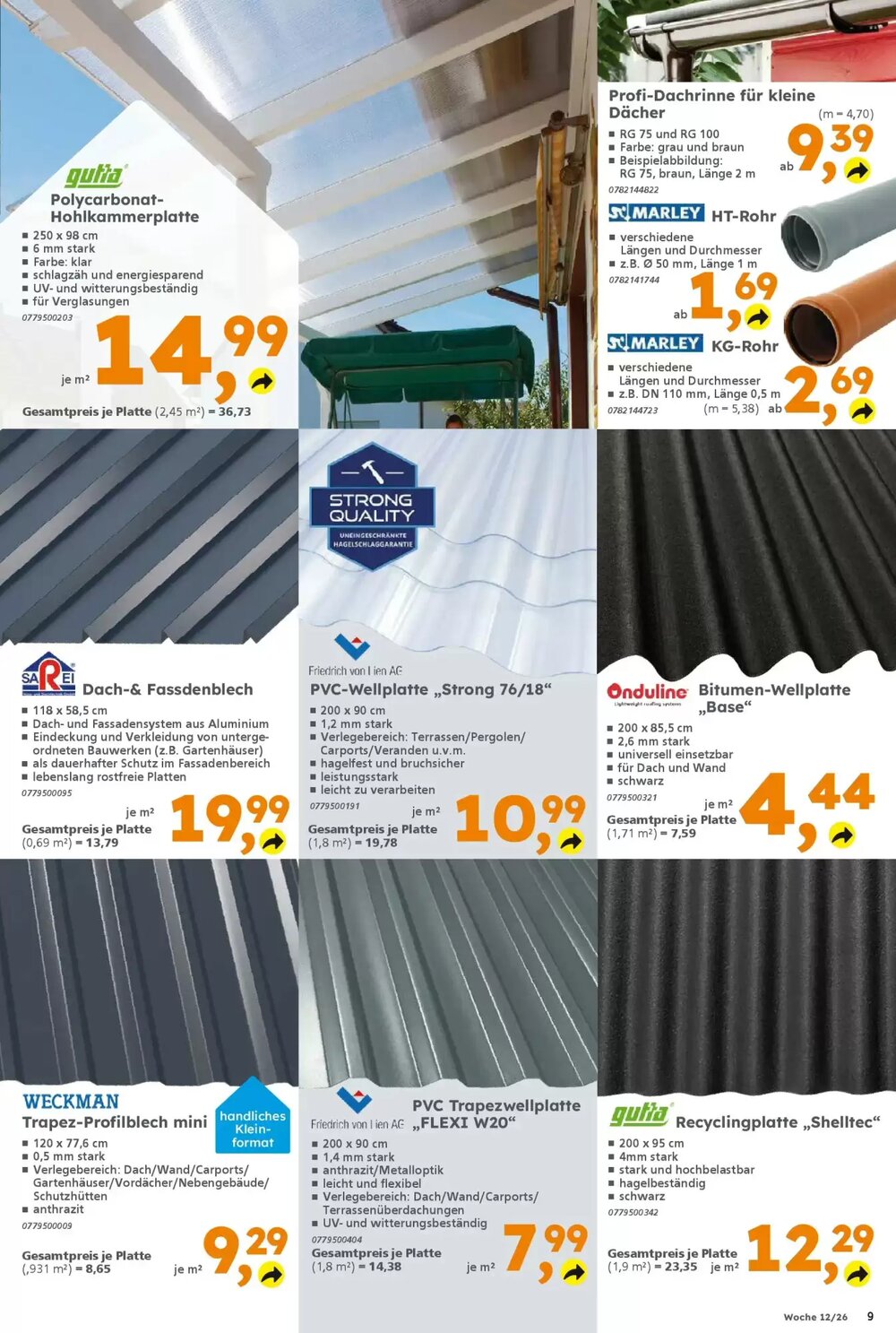 Globus Baumarkt Prospekt (ab 15.03.2026) zum Blättern - Seite 9