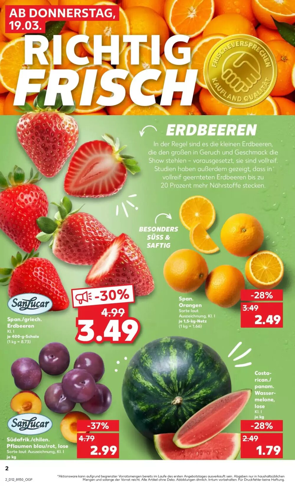 Kaufland Prospekt (ab 15.03.2026) zum Blättern - Seite 14
