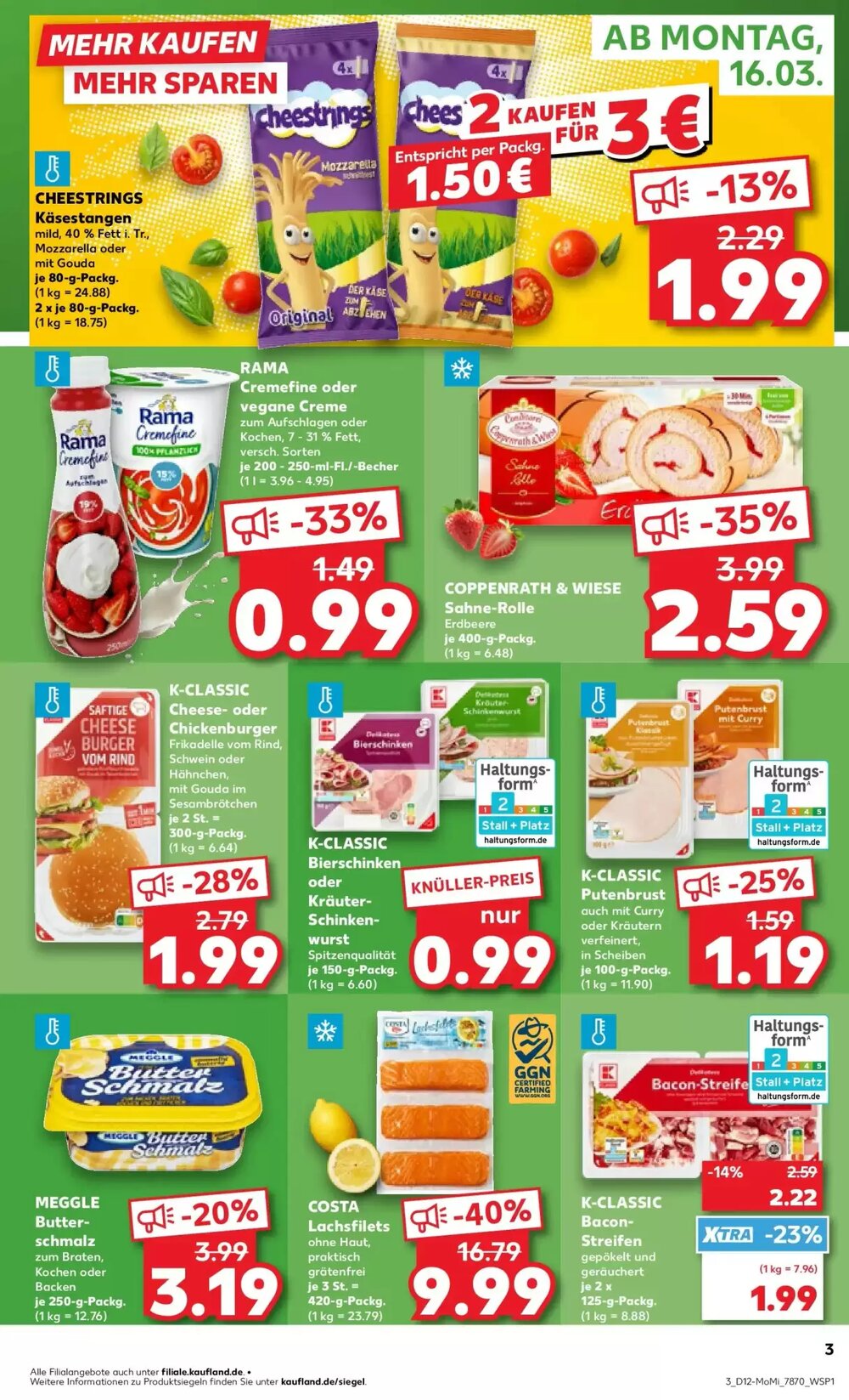 Kaufland Prospekt (ab 15.03.2026) zum Blättern - Seite 3