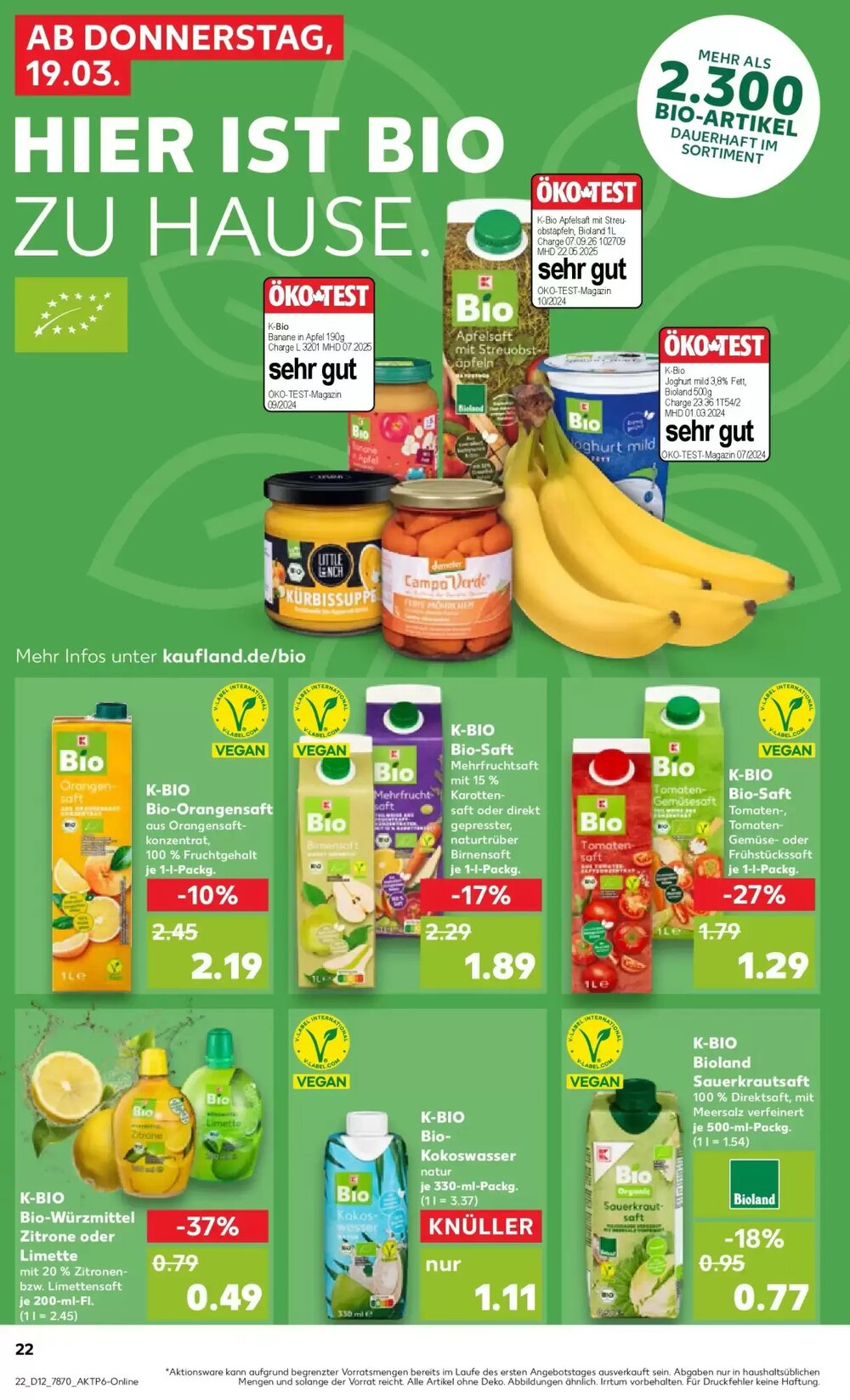 Kaufland Prospekt (ab 15.03.2026) zum Blättern - Seite 34