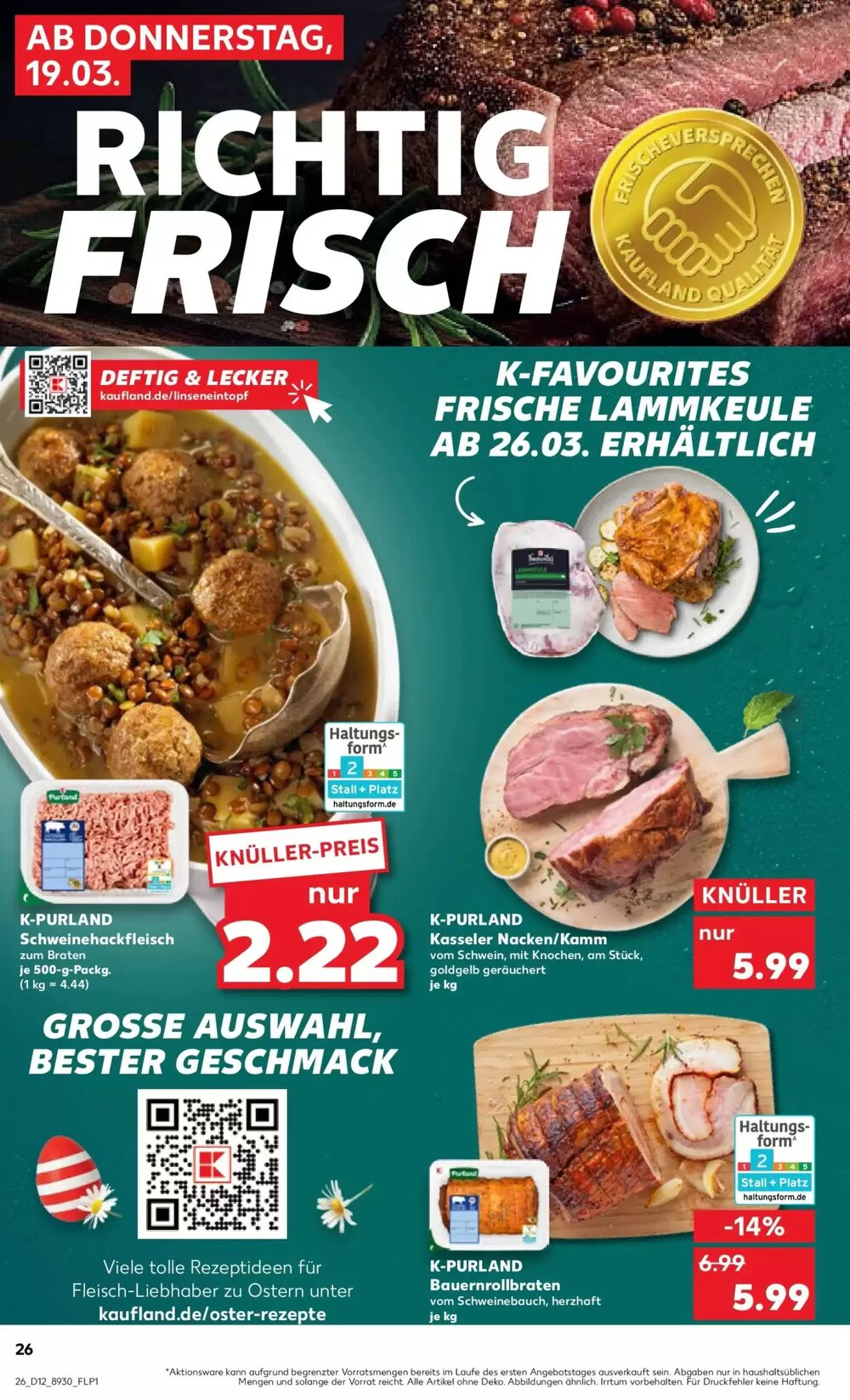 Kaufland Prospekt (ab 15.03.2026) zum Blättern - Seite 38