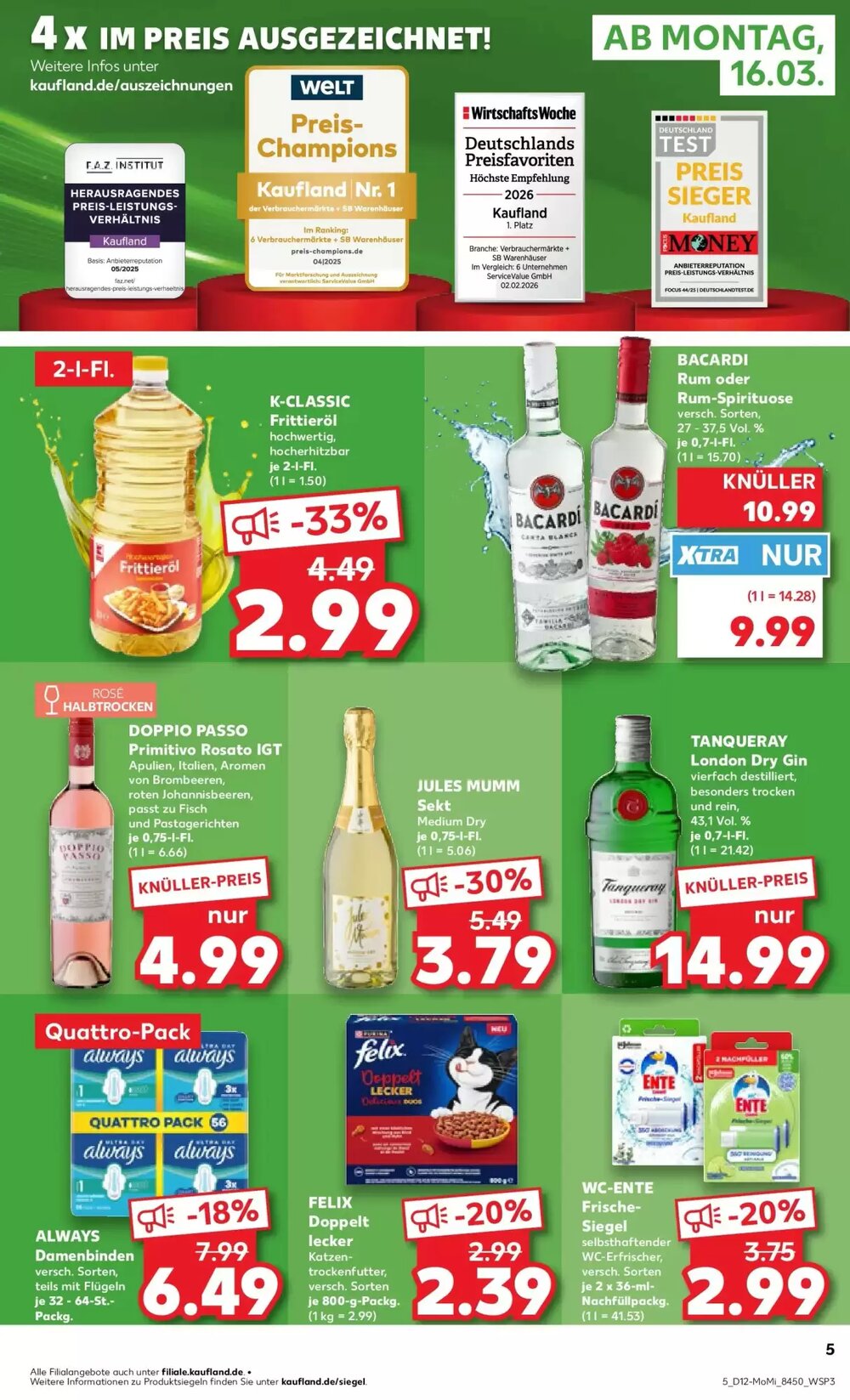 Kaufland Prospekt (ab 15.03.2026) zum Blättern - Seite 5
