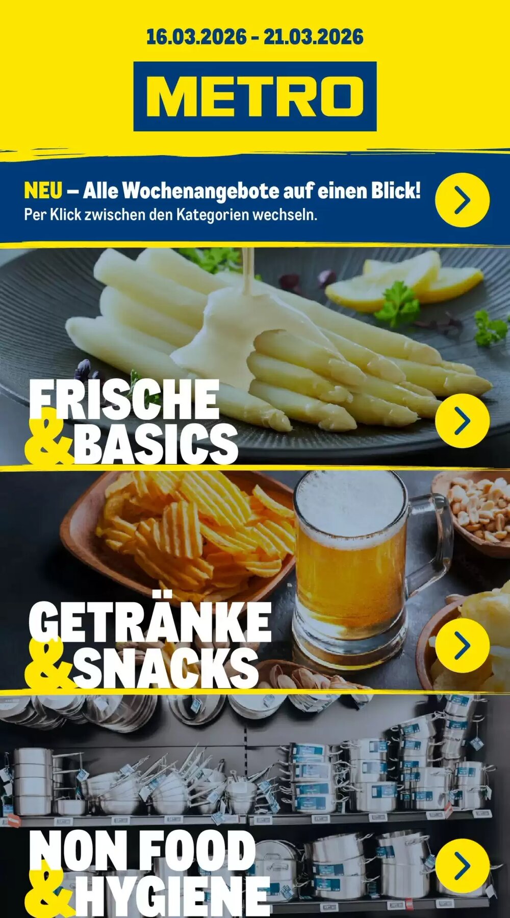 METRO Prospekt (ab 15.03.2026) zum Blättern - Seite 1