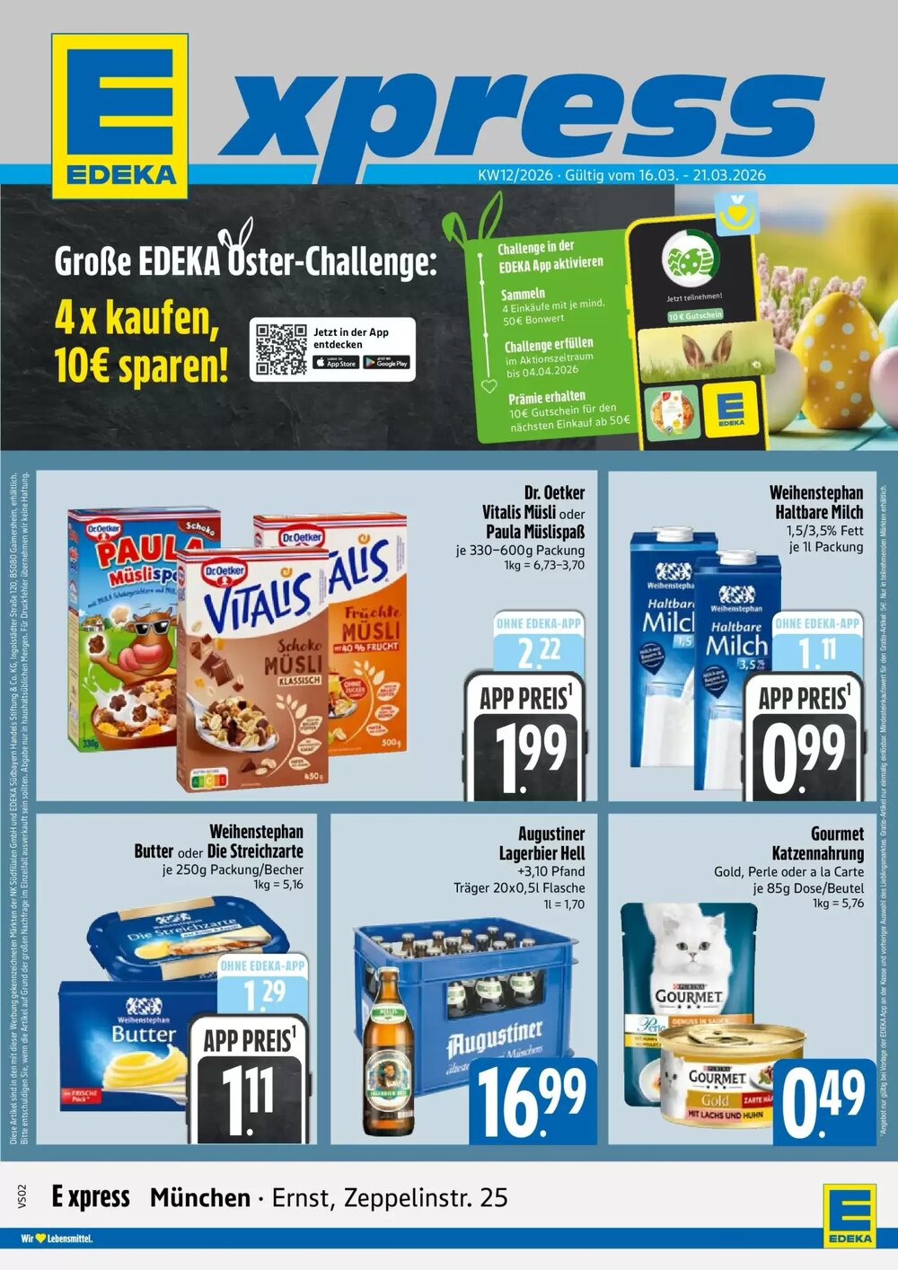 Edeka Xpress Prospekt (ab 15.03.2026) zum Blättern - Seite 1