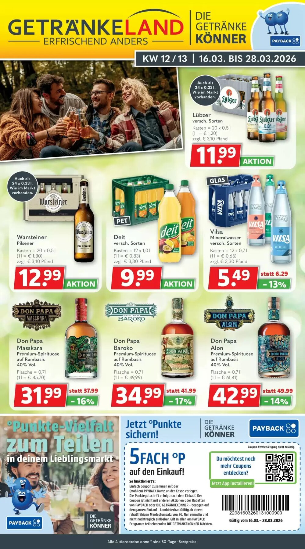 Getränkeland Prospekt (ab 15.03.2026) zum Blättern - Seite 1