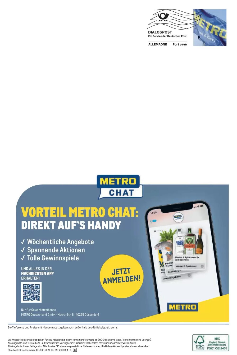 METRO Prospekt (ab 15.03.2026) zum Blättern - Seite 20