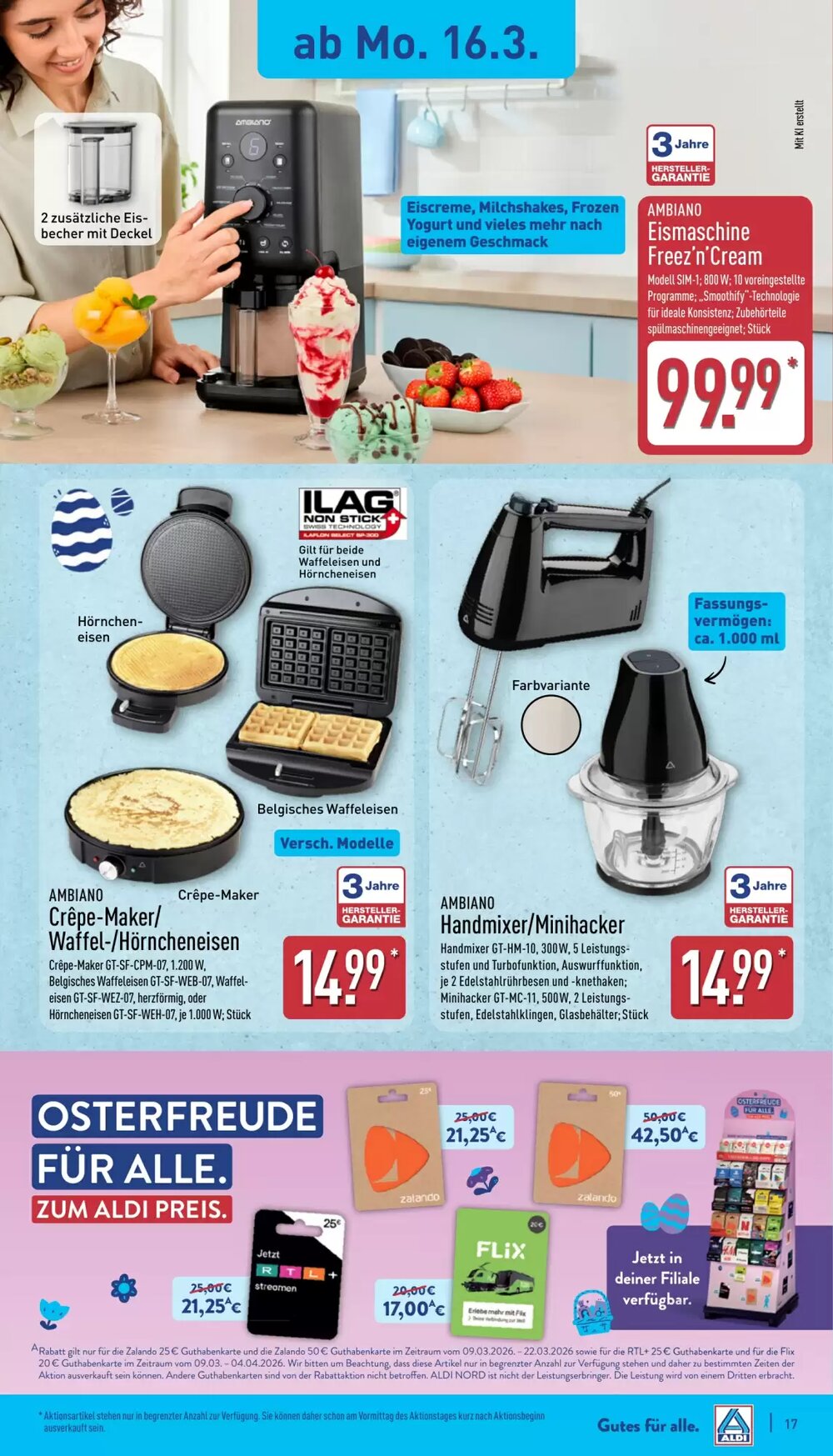 Aldi Nord Prospekt (ab 16.03.2026) zum Blättern - Seite 17