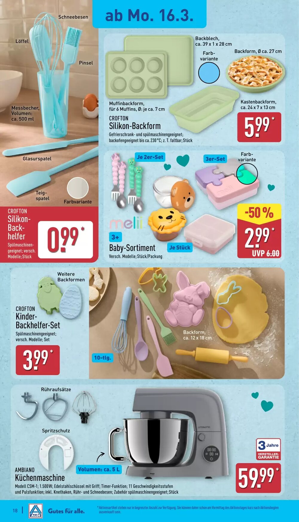 Aldi Nord Prospekt (ab 16.03.2026) zum Blättern - Seite 18