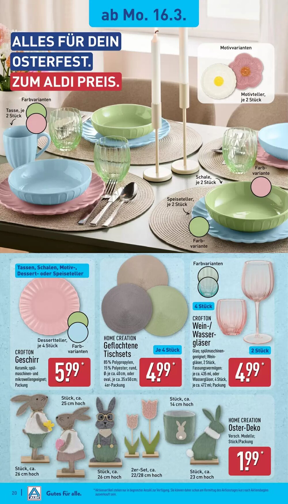 Aldi Nord Prospekt (ab 16.03.2026) zum Blättern - Seite 20