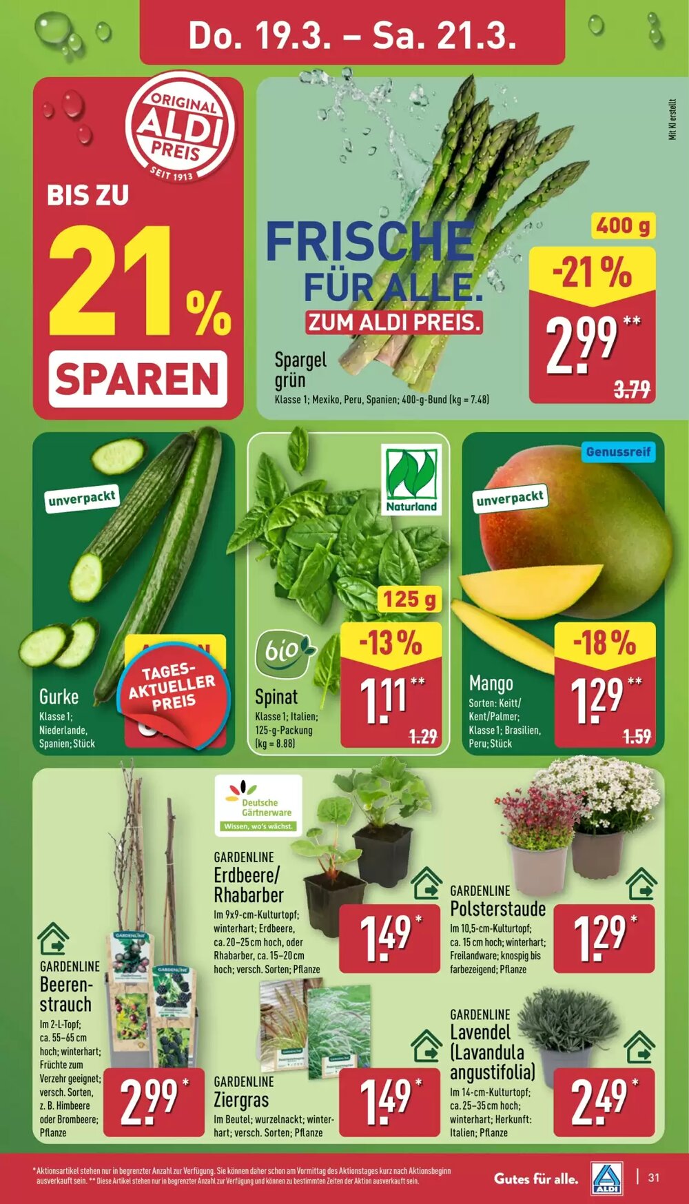Aldi Nord Prospekt (ab 16.03.2026) zum Blättern - Seite 31