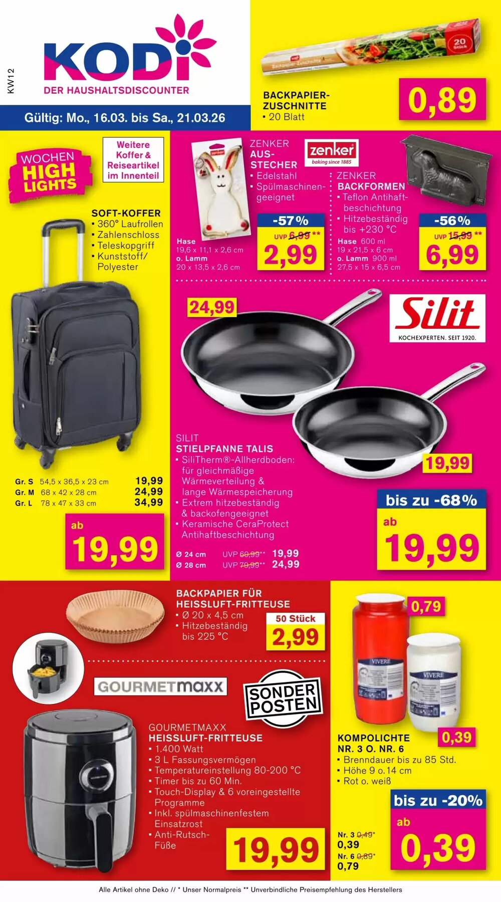 KODi Prospekt (ab 16.03.2026) zum Blättern - Seite 1