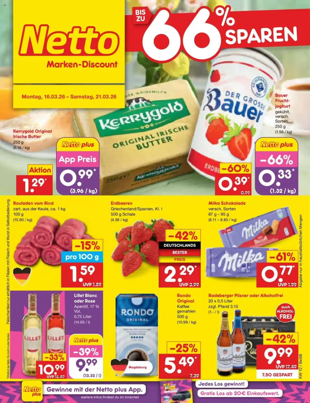 Netto Marken-Discount Prospekt (ab 16.03.2026) zum Blättern - Seite 1
