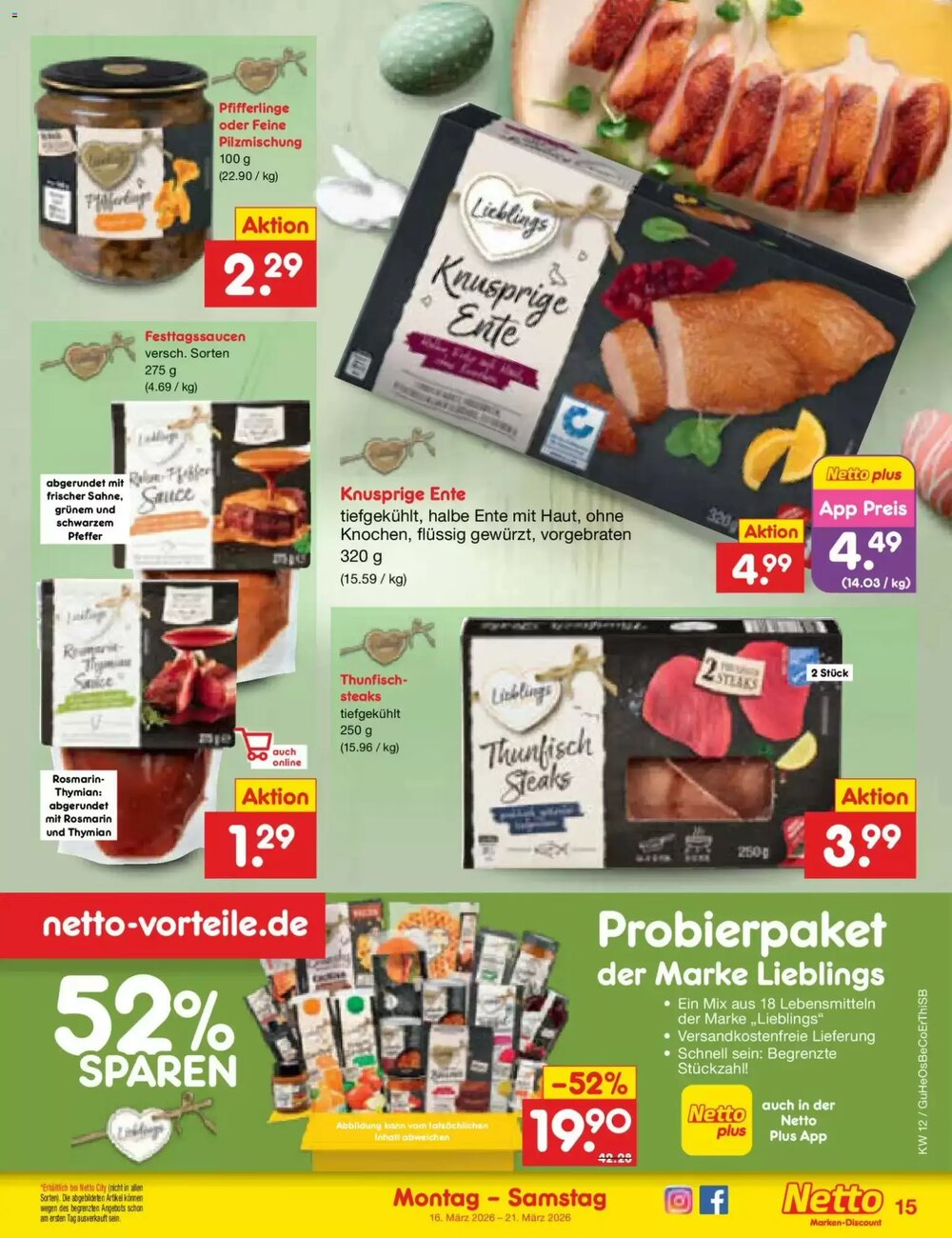 Netto Marken-Discount Prospekt (ab 16.03.2026) zum Blättern - Seite 19