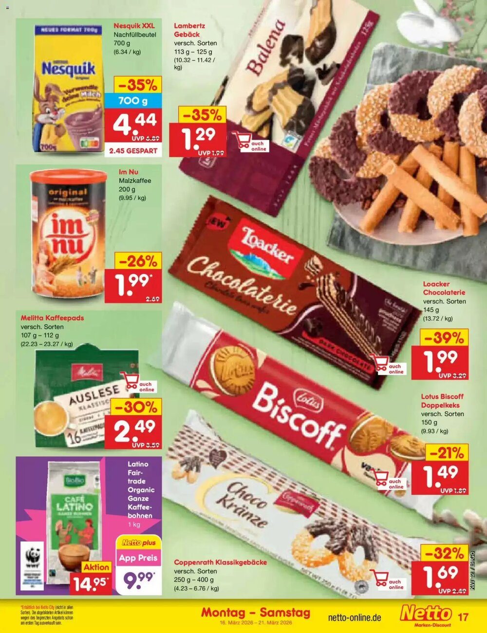 Netto Marken-Discount Prospekt (ab 16.03.2026) zum Blättern - Seite 21