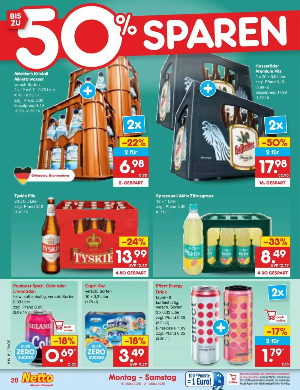Netto Marken-Discount Prospekt (ab 16.03.2026) zum Blättern - Seite 24