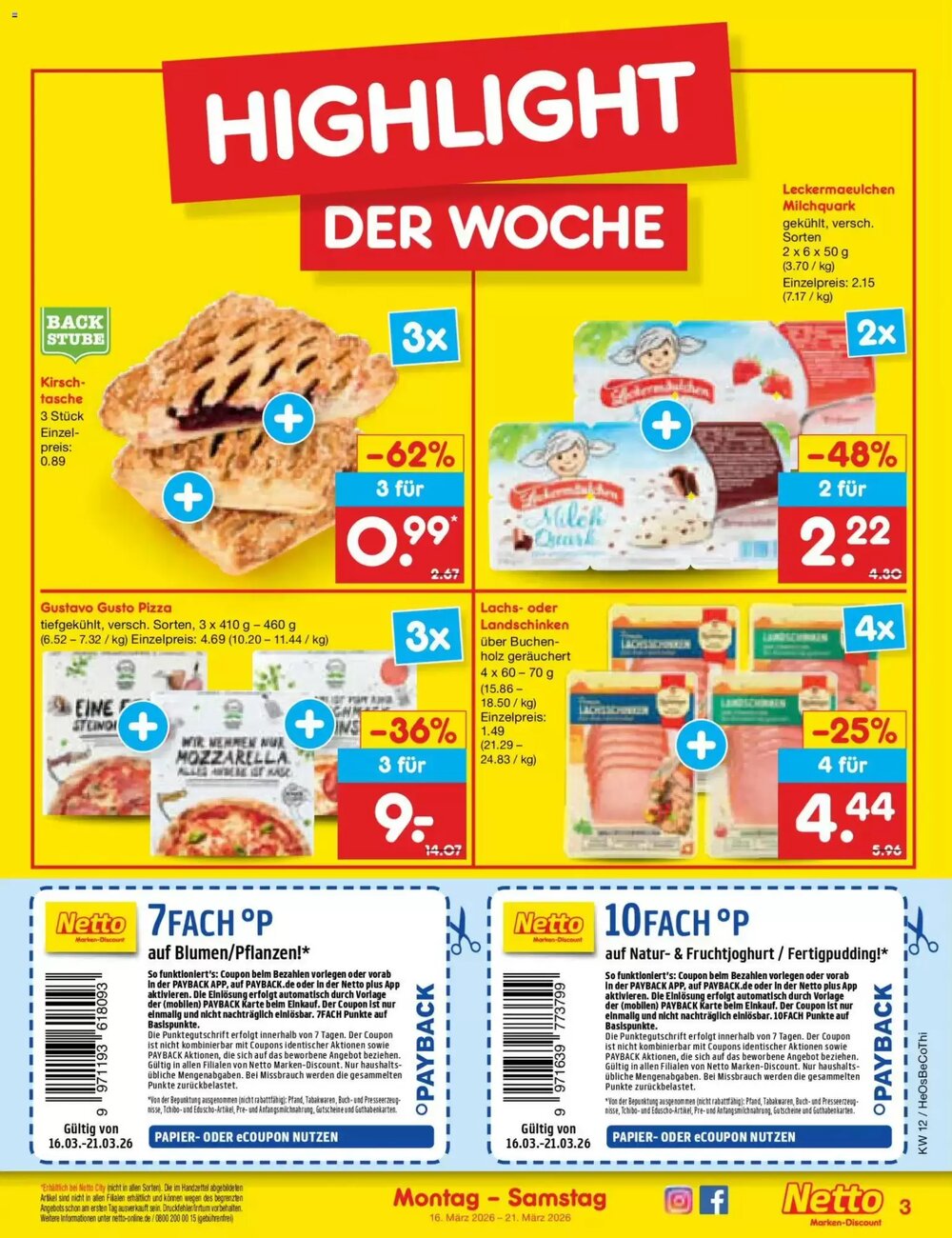 Netto Marken-Discount Prospekt (ab 16.03.2026) zum Blättern - Seite 3