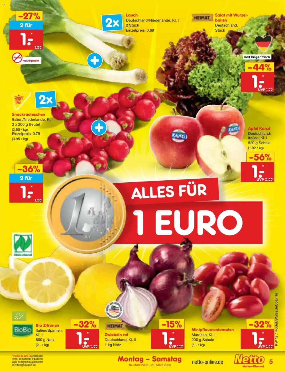 Netto Marken-Discount Prospekt (ab 16.03.2026) zum Blättern - Seite 5