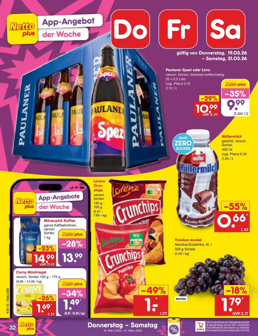 Netto Marken-Discount Prospekt (ab 16.03.2026) zum Blättern - Seite 52