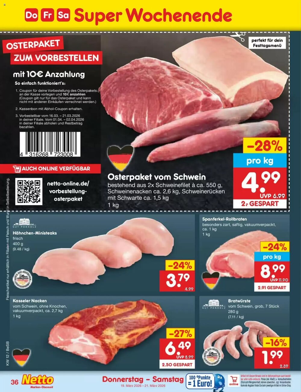 Netto Marken-Discount Prospekt (ab 16.03.2026) zum Blättern - Seite 56