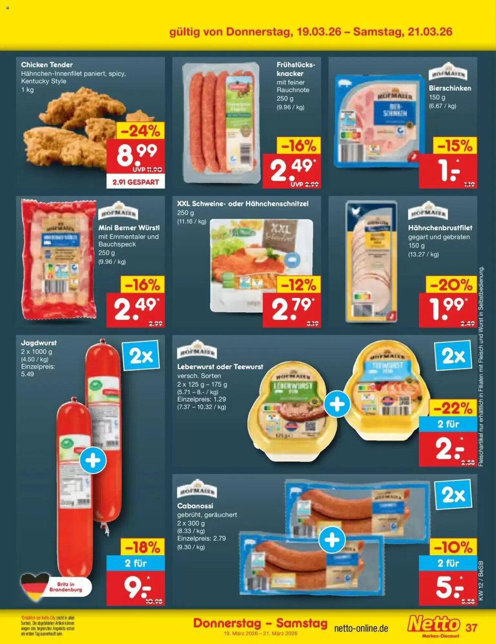 Netto Marken-Discount Prospekt (ab 16.03.2026) zum Blättern - Seite 57