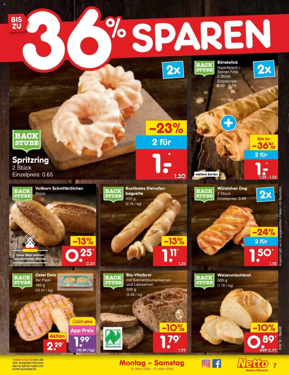 Netto Marken-Discount Prospekt (ab 16.03.2026) zum Blättern - Seite 7